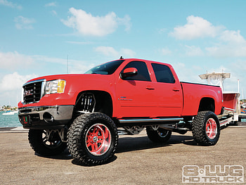 City Slicker, lifted, gm, 2010, red HD wallpaper