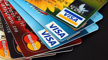 Mastercard, Credit cards mock up, Visa background, Crop HD wallpaper