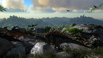 ARK Survival Evolved, Captivating backgrounds, Posted by Christopher Cunningham HD wallpaper
