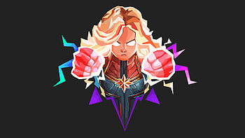 New Artwork Captain Marvel 2019, captain-marvel, superheroes, artwork, digital-art, behance HD wallpaper