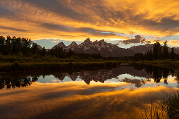 Grand Teton National Park , national-park, nature, mountains, reflection, sky HD wallpaper