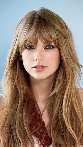 blue eyes, portrait, American, blonde, singer, music, Taylor Swift HD phone wallpaper