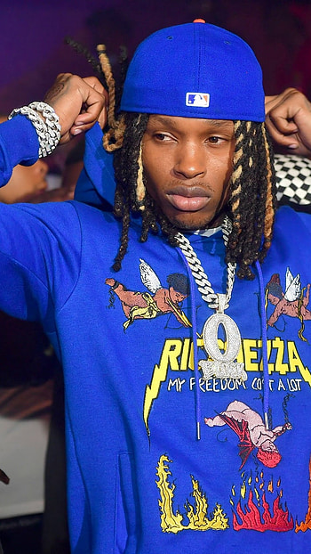 King Von, Blue Tshirt, Stylish Look HD phone wallpaper