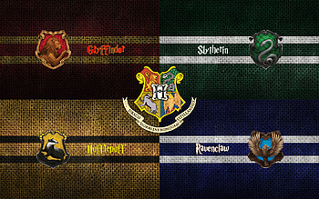 Textile, Hogwarts Crest HD wallpaper