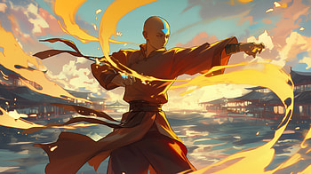 : Aang in Action - Avatar: Seven Havens, Anime, Aang (Avatar) HD wallpaper