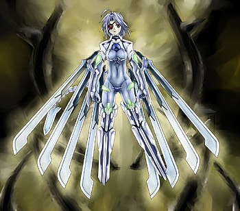 BlazBlue V-13, cyborg, v-13, anime, game, blazblue, nu HD wallpaper