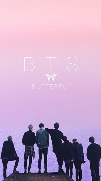 Bts Logo, BTS, Butterfly, logo HD phone wallpaper