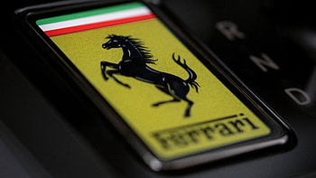 Ferrari Luce — Prancing Horse Emblem, Vehicle HD wallpaper