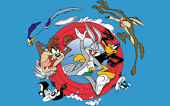 Looney Tunes, Bugs Bunny, Road Runner, backgrounds HD wallpaper