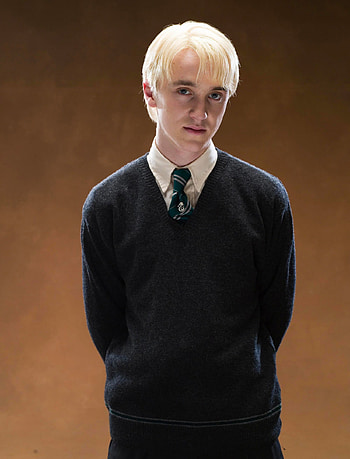 Draco Malfoy portrait, Intense stare, Conflicted soul, Intriguing persona HD phone wallpaper