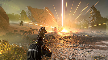 Helldivers 2 Action-Packed, video game, Helldivers 2 HD wallpaper