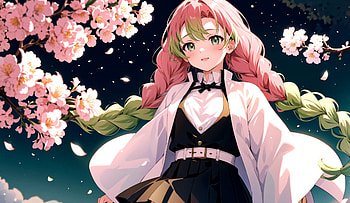 Mitsuri Kanroji, Mitsuri Kanroji, Anime, Demon Slayer: Kimetsu no Yaiba HD wallpaper