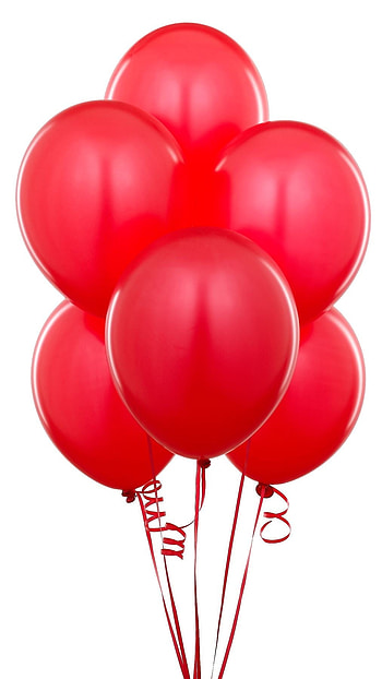 Baloons, Red HD phone wallpaper