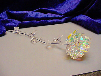 Forever rose for forever friends, blue, rose, velvet, crystal, colors HD wallpaper