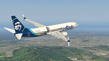Alaska Airlines, Livery pack, 737-900 ultimate, Aircraft skins HD wallpaper