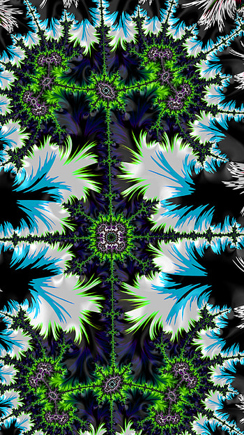 Trippy Psychedelic Fractal, Abstract, fractal HD phone wallpaper