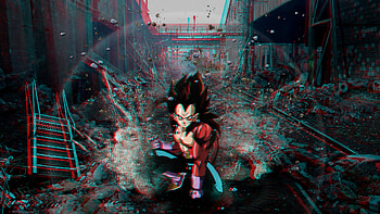 ... Super Saiyan 4 Vegeta real 3D by Boeingfreak HD wallpaper
