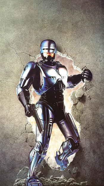 RoboCop , Futuristic crimefighter, Digital art, Cybernetic cop HD phone wallpaper
