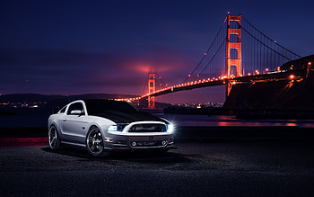 Auto, Night, Ford, Mustang, Cars, Aristo HD wallpaper