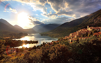 Landscape, Cities, Rivers HD wallpaper