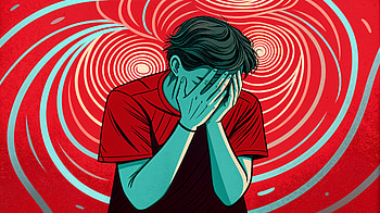 Anxiety Unveiled: A Ultra Experience, anxiety, mental health, red HD wallpaper