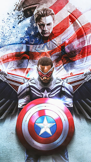 superhero, Captain America, TV Show, The Falcon and the Winter Soldier HD phone wallpaper