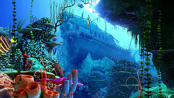 Ocean Dream - Eden by Ledovskiy Valeriy - Aquarium - 3D Screensaver - New Age - YouTube HD wallpaper