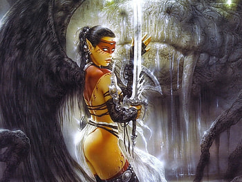 elf, abstract, fantasy, art HD wallpaper