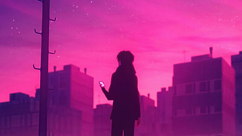 Should I Call You, synthwave, alone, artist, artwork, digital-art HD wallpaper