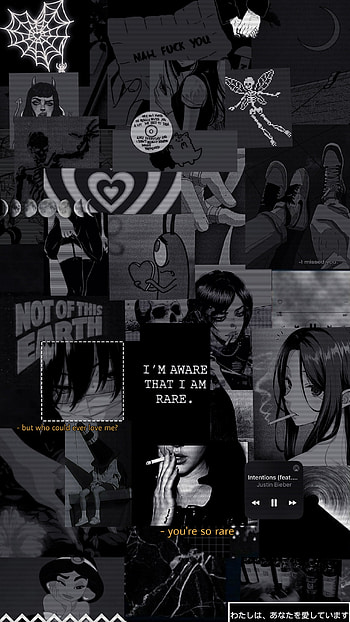 Dark anime girl HD phone wallpaper