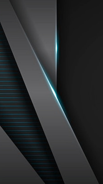 material design gray, stripes, amoled, blue, neon, symmetry, black, pattern, abstract, lines, glow HD phone wallpaper