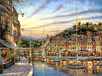 Venice paint, venice, art, paint, beautiful, water HD wallpaper