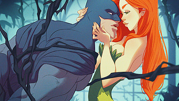 Batman Posion Ivy Romance , batman, poison-ivy, superheroes, artist, artwork, digital-art, artstation, love HD wallpaper