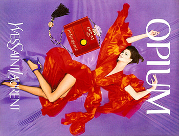 Linda Evangelista - opium, linda evangelista, elagant, long legs, yves saint laurent, supermodel, famous, 90s, sensual, sexy, red lips, bed, brunette, perfum, woman, purple, star, fashion, pretty, body, face, commercial, chic, legs, pose, graphy, femininity, red dress, beauty, celebrity, classy, sparkle, lady in red, lips, opium, high heels, figure, beautiful, red, ysl HD wallpaper