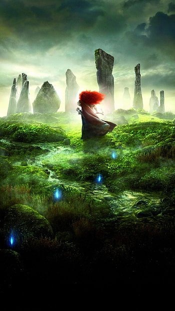 Princess Merida, Brave, Animation HD phone wallpaper
