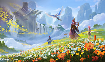Honor Of Kings 6th Anniversary, honor-of-kings, games, fantasy-girls, artstation, video-games HD wallpaper