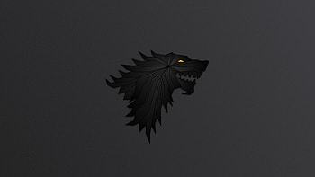House Stark Game Of Thrones Minimalism, game-of-thrones, tv-shows, minimalism, artist, digital-art HD wallpaper