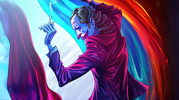 Joker Dance In Smoke, joker, supervillain, superheroes, artist, artwork, digital-art HD wallpaper