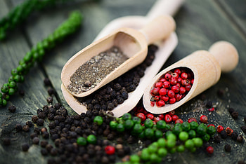 Pepper spices, Flavorful kick, Spice essence, Seasoned cuisine HD wallpaper