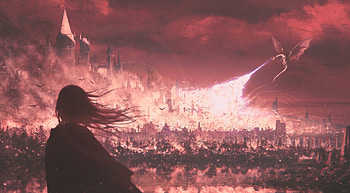 The Legend Of The Black Dragon, dragon, artist, artwork, digital-art, art HD wallpaper