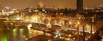 Dusk over the city, night, panoramic, architecture, sepia, cityscape, dusk, urban, lights, bridges, 2560x1024, evening, dual monitor HD wallpaper