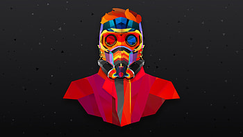 Star Lord Colorful Abstract, star-lord, movies, colorful, marvel-comics, guardians-of-the-galaxy HD wallpaper