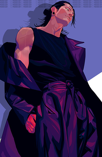 Suguru Geto - Jujutsu Kaisen Purple , Anime, Jujutsu Kaisen, Suguru Geto, purple anime HD phone wallpaper
