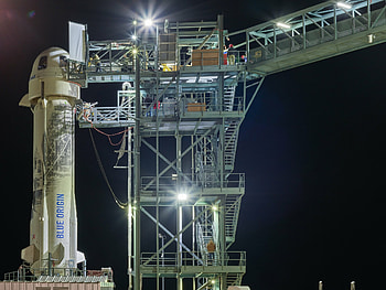Launch Site, Blue Origin HD wallpaper
