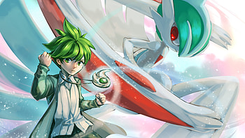 Pokemon Gallade Wally Green Hair , U TV compatibility, Striking visuals, Dynamic colors HD wallpaper