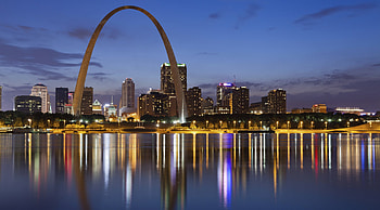 St. Louis skyline, Spfx extensions, Chris Kent, Special effects HD wallpaper