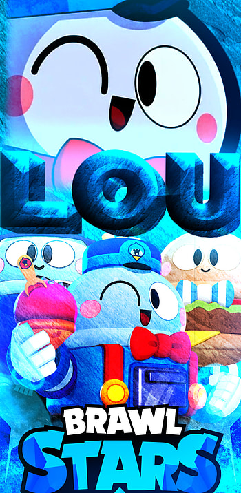 LOU BRAWL STARS, red, pink HD phone wallpaper