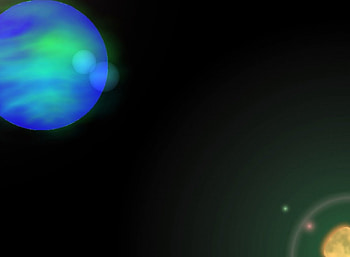 Blue Planet, space, planets HD wallpaper
