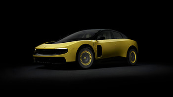 Ferrari Luce — Luminous Yellow, Vehicle, Yellow Car, Sports Car, Concept Car HD wallpaper