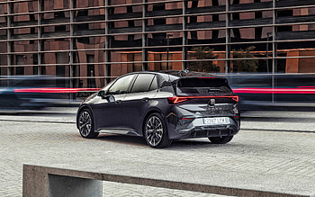 2022, Cupra Born, , rear view, exterior, gray hatchback, new gray Cupra Born, Spanish cars, Cupra HD wallpaper